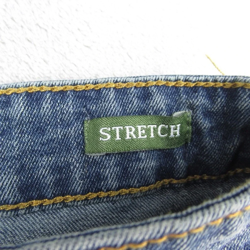 Smith & Mills Mens Stretch Denim Jeans Medium Wash Size 36 Classic Fit‎ Blue